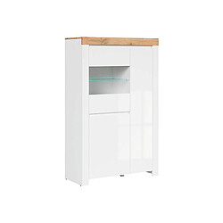 Pegane Vitrine-bibliothèque - Blanc