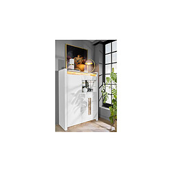 Pegane Vitrine-bibliothèque - Blanc