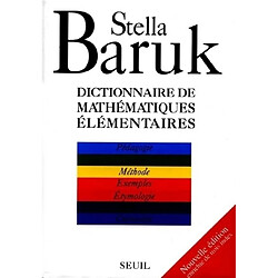 Dictionnaire de mathématiques élémentaires
