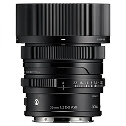 SIGMA Objectif 35mm f/2 DG Noir Contemporary compatible avec Sony E