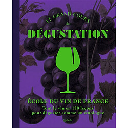 Le grand cours de dégustation : tout le vin en 120 leçons pour déguster comme un oenologue - Occasion