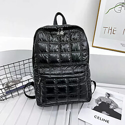 Sac à dos ultraléger hiver 2023 pour femmes, matelassé, à carreaux, idéal pour l'école (filles).~00847 