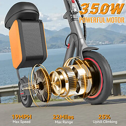 Acheter AOVOPRO Trottinette électrique TX01 Scooter Siège avec Sac- 350W - 5.2Ah - Noir