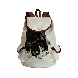 Nouveau grand sac d'école, sac à dos imprimé chat pour élèves, adolescents, école primaire, filles, enfants, motif personnalisé~00263 