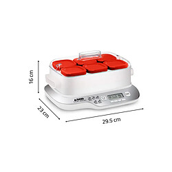 Acheter Yaourtière 6 pots rouge - YY5425FB - Multi Delices Express - TEFAL
