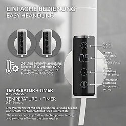 Acheter LuxeBath Chauffe-Serviette Électrique, 75W 45-60°C 450x622 mm
