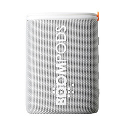 Boompods Enceinte Bluetooth 5.3 5W Modèle BeachBoom Portable 1200mAh avec Micro Intégré Blanc