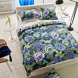 Designers Guild Housse de couette imprimée en percale de coton, ROSE DE DAMAS