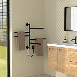 LuxeBath Chauffe-Serviette Électrique, 75W 45-60°C 450x622 mm