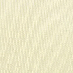 Helloshop26 Voile toile d'ombrage parasol tissu oxford carré 6 x 6 m crème 02_0009527