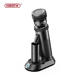 Moulin à café électrique HIBREW G5 Capacité de 50 g de grains, puissance de 180W Noir
