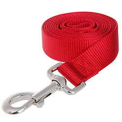 Inny Laisse pour Chien XL 120cm en Nylon Confort Durable avec Mousqueton Rouge