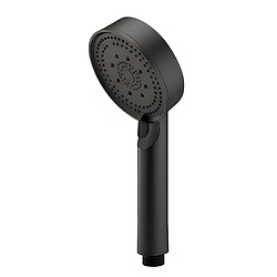 Avizar Douchette Rectangulaire Monojet à Pression Réglable Format Compact 22x9cm Noir