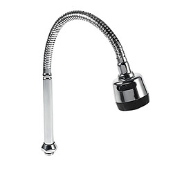 Avizar Flexible pour Robinet de Cuisine Rotatif à 360° Double jet Noir / Argent