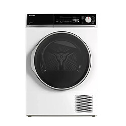 Sèche-linge pompe à chaleur 12kg 59.6cm blanc - KD-NHB2S7GWE-FR - SHARP