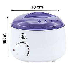 Acheter Avizar Chauffe-Cire Électrique 100W 500ml Multifonction pour Épilation Blanc