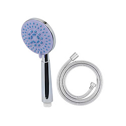 Avizar Pommeau de Douche Multijet avec Flexible 1.5m et Support Mural Bleu