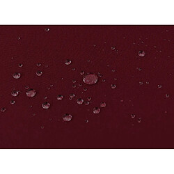 Mendler Lot de 2 chaises de jardin HWC-O12, coussins d'assise/de dossier d'extérieur, tressage en corde d'aluminium ~ bordeaux, housse bordeaux