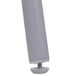 Acheter Mendler Lot de 2 chaises de jardin HWC-O12, coussins d'assise/de dossier d'extérieur, tressage en corde d'aluminium ~ gris clair, revêtement gris clair