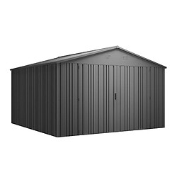 Hoggar - Abri Pioneer Y130 - 12,46m² - Abri extérieur métallique - Construction IronCore® - Portes premium - Anti-corrosion - 10 ans de garantie