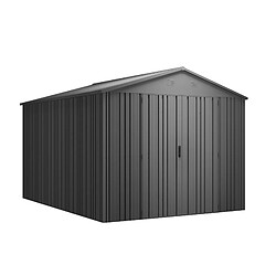 Hoggar - Abri Pioneer Y90 - 7,94m² - Abri extérieur métallique - Construction IronCore® - Portes premium - Anti-corrosion - 10 ans de garantie