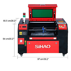 Anon Machine de gravure CO2 intégrée 30 × 50 cm 50 W