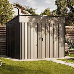 Hoggar - Abri Pioneer Y70 - 5,66m² - Abri extérieur métallique - Construction IronCore® - Portes premium - Anti-corrosion - 10 ans de garantie