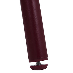 Acheter Mendler Lot de 2 chaises de jardin HWC-O12, coussins d'assise/de dossier d'extérieur, tressage en corde d'aluminium ~ bordeaux, housse bordeaux