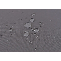 Mendler Lot de 2 chaises de jardin HWC-O12, coussins d'assise/de dossier d'extérieur, tressage en corde d'aluminium ~ gris clair, revêtement gris clair