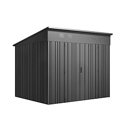 Hoggar - Abri Pioneer Y70 - 5,66m² - Abri extérieur métallique - Construction IronCore® - Portes premium - Anti-corrosion - 10 ans de garantie