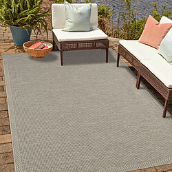 UnAmourDeTapis Tapis exterieur PUKET EX Beige 120x160 en polypropylène doux et soyeux