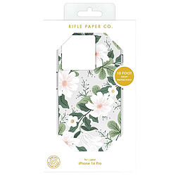 Rifle Paper Co. Rifle Paper Coque pour iPhone 14 Pro Antichocs avec Motif Floral Willow Transparent pas cher