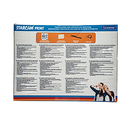 Lexibook Starcam® Print, pack caméra avec imprimante instantanée, 3 rouleaux de papier et dragonne pas cher