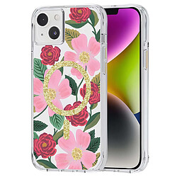 Acheter Rifle Paper Co. Rifle Paper Coque pour iPhone 13 / 14 MagSafe Motif Floral Roseraie Antimicrobienne Rose