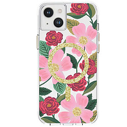 Acheter Rifle Paper Co. Rifle Paper Coque pour iPhone 14 Plus MagSafe Motif Floral Roseraie Antimicrobienne Rose
