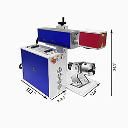 Anon Machine de marquage au CO2 avec rotation 30 W 210 × 210