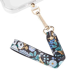 Avis Rifle Paper Co. Rifle Paper Dragonne de Téléphone Universelle Motif Floral Garden Party Bleu
