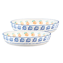 Bjorn Corbeille à fruits NAPOLI Ø25,5cm - 2 pièces - Agrume