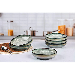 Bjorn Assiette creuse GENESIS Ø21cm - 6 pièces - Terre