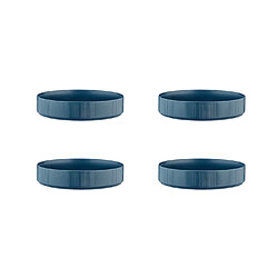 Bjorn Assiette creuse SCANDI Ø21,5cm - 4 pièces - Marine