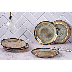 Bjorn Assiette GENESIS Ø27cm - 6 pièces - Basalte