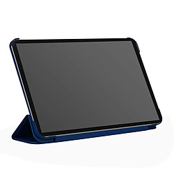 Decoded Etui Folio Tri-Volets Slim pour iPad Air 10.9 / 11" en Silicone Texturé Bleu