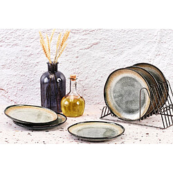 Bjorn Assiette GENESIS Ø20,5cm - 6 pièces - Terre