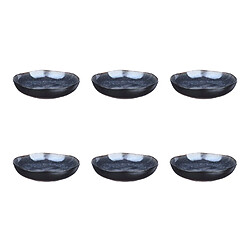Bjorn Assiette creuse IRIS Ø22,5cm - 6 pièces - Bleu nuit
