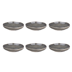 Bjorn Assiette creuse STELLAR Ø22,5cm - 6 pièces - Gris béton
