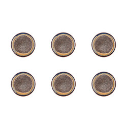 Bjorn Assiette GENESIS Ø16,5cm - 6 pièces - Basalte