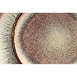 Bjorn Assiette IRIS Ø16cm - 6 pièces - Marron sauvage pas cher