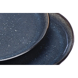 Bjorn Plateau de service IRIS Ø32cm - 2 pièces - Bleu nuit pas cher