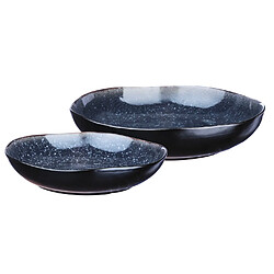 Bjorn Corbeille à fruits IRIS Ø27,5cm et Ø32,5cm - 2 pièces - Bleu nuit