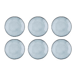 Bjorn Assiette CLOUD Ø27cm - 6 pièces - Gris orage